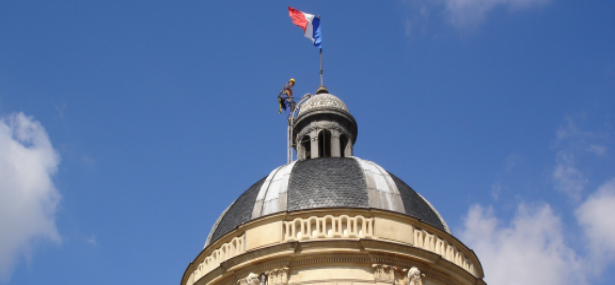 travaux acrobatiques cordiste Lyon Villeurbanne